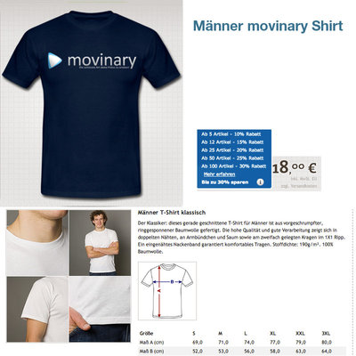 Ich will ein movinary T-Shirt!