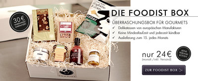 Foodist ist die Abo-Box für Delikatessen