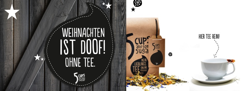 Weihnachten ist doof! Ohne 5 CUPS and some sugar.