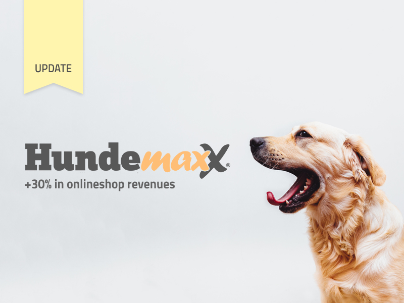 Hundemaxx increases online shop revenues by 30% since campaign launch