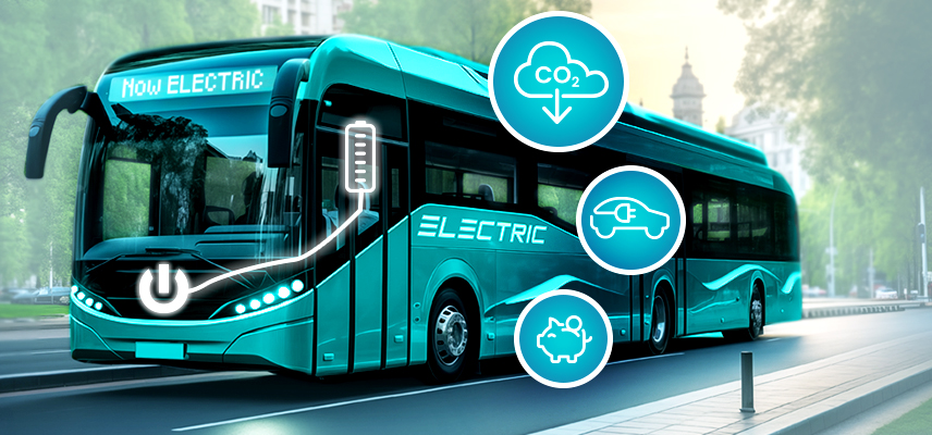 Public transport bus with the latest battery technology put into operation